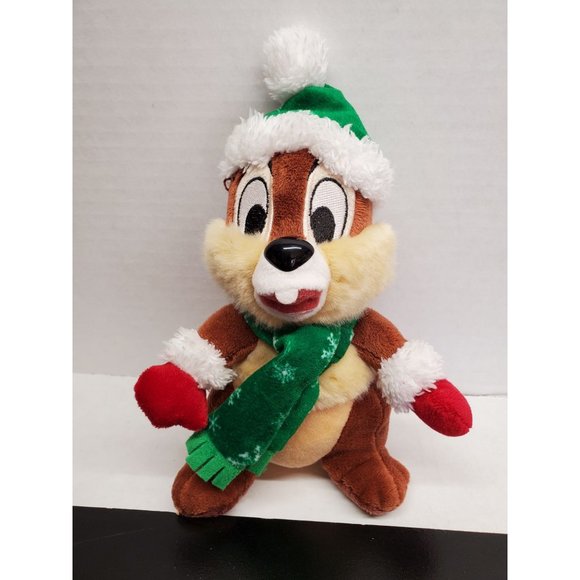 Disney Parks Chip 8 Inch Plush wearing Winter Wear - Chip & Dale - Picture 1 of 8